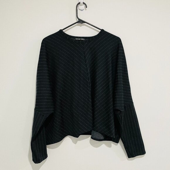 Zara Tops - Zara Women Collection Grey Strip Top and Pants Set